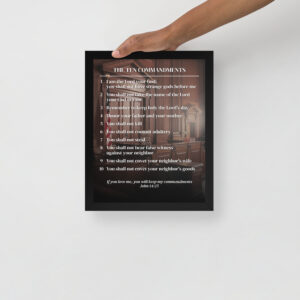 Framed Ten Commandments (Law)